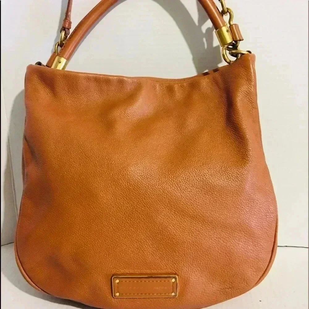 Marc by Marc Jacobs Brown/ Orange leather hobo bag - Picture 3 of 8